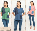 SISTER'S - Cotton Combed Top (Denim Kombi Kaos) C4943 CAP