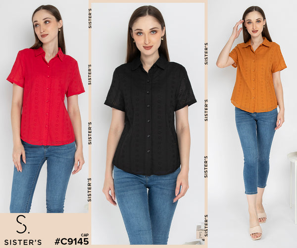 SISTER'S - Cotton Shirt (Katun) C9145 CAP