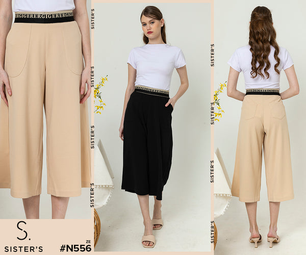 SISTER'S - T-shirt Culottes Pants (Celana Kulot Kaos) N556 ZE