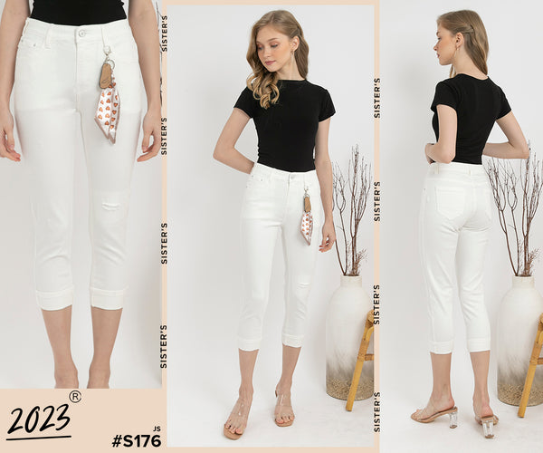 2023 - Jeans 7/8 (Celana Jeans) S176 JS