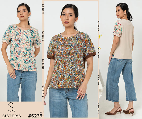 SISTER'S - Cotton with Cotton Combed Top (Katun Kombi Kaos) S235 JS