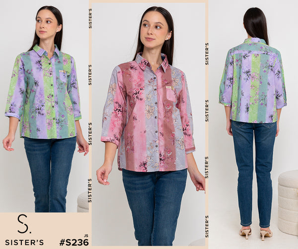 SISTER'S - Cotton Shirt (Katun) S236 JS