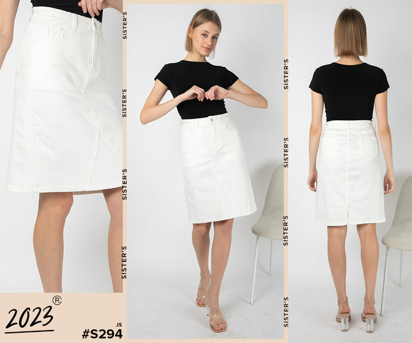 2023 - Jeans Skirt (Rok Jeans) S294 JS