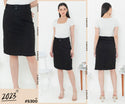 2023 - Black Jeans Skirt (Rok Jeans Hitam) S300 JS