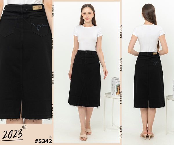 2023 - Jeans Skirt (Rok Jeans) S342 JS