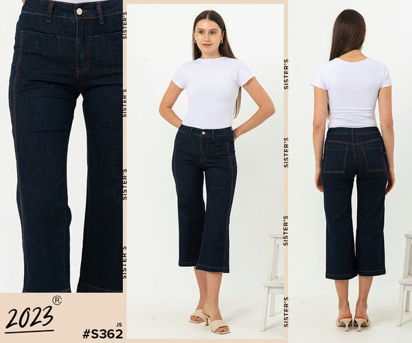 2023 - Culottes Jeans (Celana Jeans Kulot 7/8) S362 JS
