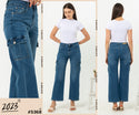 2023 - Cargo Jeans Culottes (Celana Jeans Kulot Kargo) S368 JS