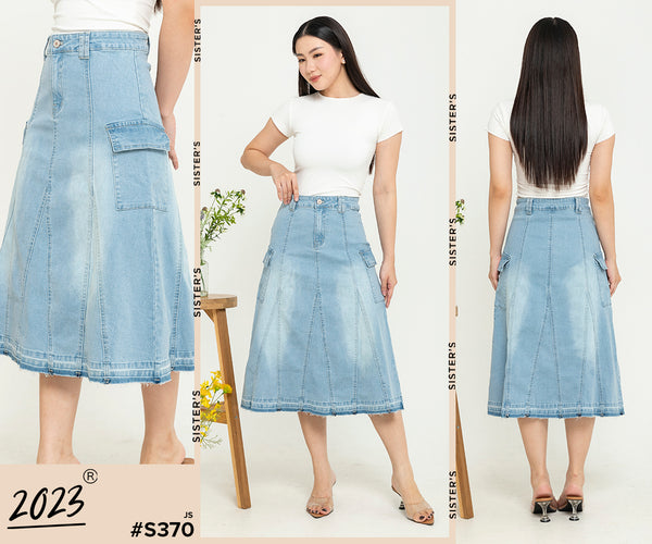 2023 - Jeans Skirt (Rok Jeans) S370 JS