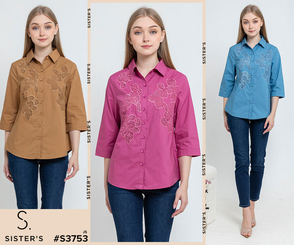 SISTER'S - Cotton Shirt (Katun) S3753 JS
