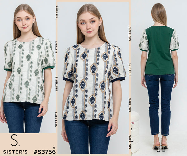 SISTER'S - Cotton with Cotton Combed Top (Katun Kombi Kaos) S3756 JS