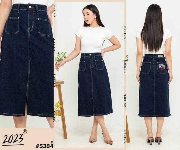 2023 - Jeans Skirt (Rok Jeans) S384 JS