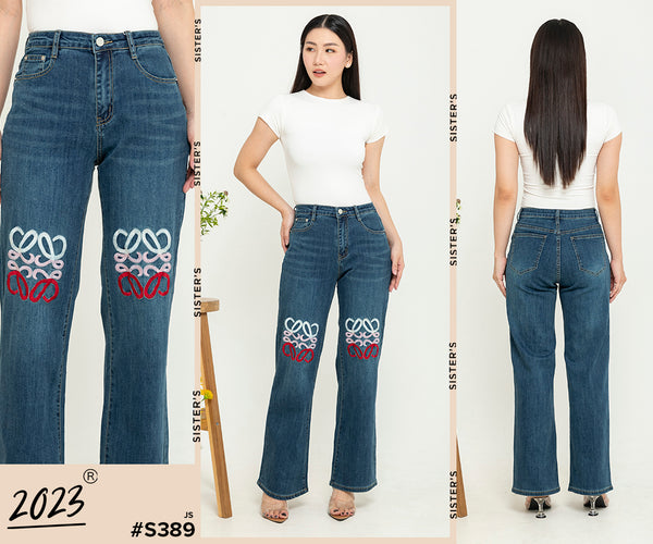 2023 - Kulot Jeans (Celana Jeans Kulot) S389 JS