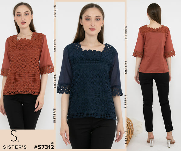 SISTER'S - Cotton Shirt (Katun) S7312 JS