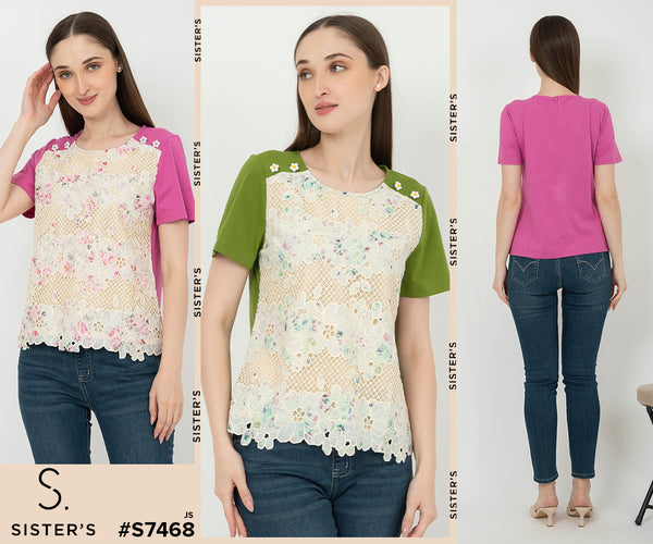 SISTER'S - Cotton with Cotton Combed Top (Katun Kombi Kaos) S7468 JS