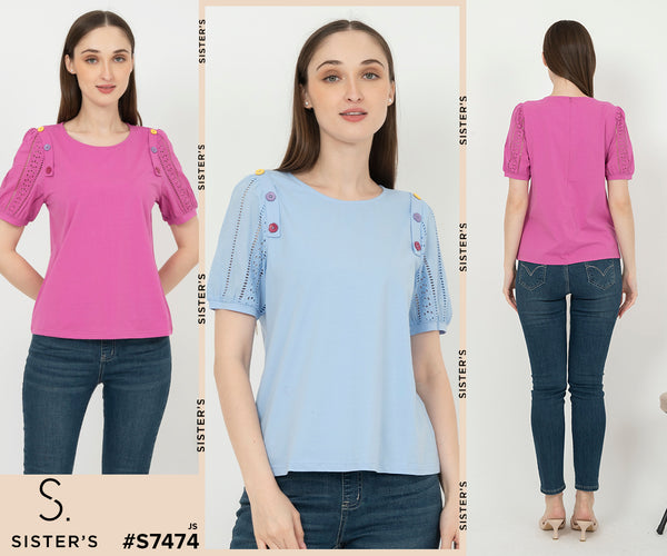 SISTER'S - Cotton Combed Top (Kaos) S7474 JS