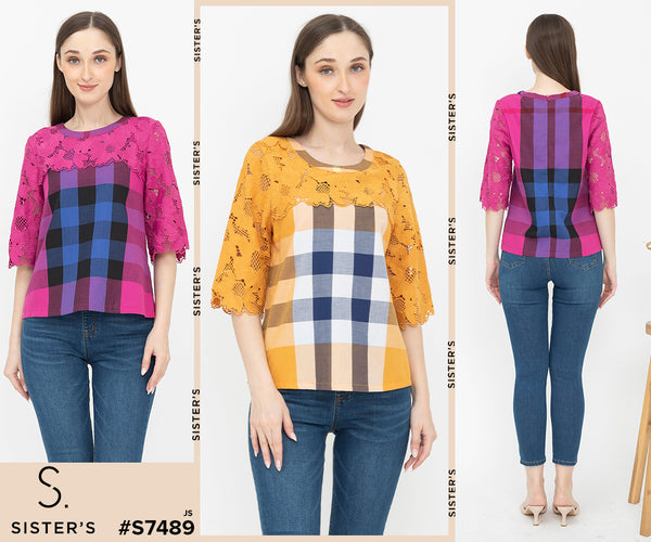 SISTER'S - Cotton Shirt (Katun) S7489 JS