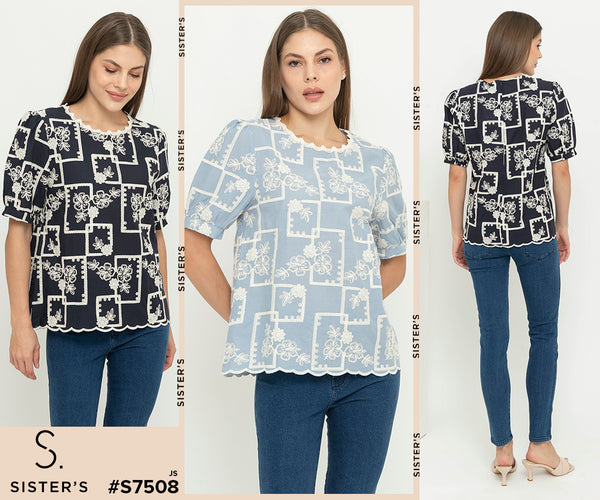SISTER'S - Cotton Shirt (Katun) S7508 JS