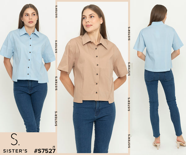 SISTER'S - Cotton Shirt (Katun) S7527 JS