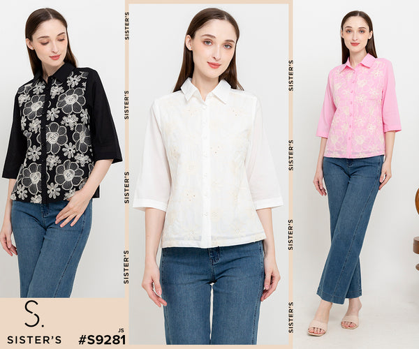 SISTER'S - Cotton Shirt (Katun) S9281 JS