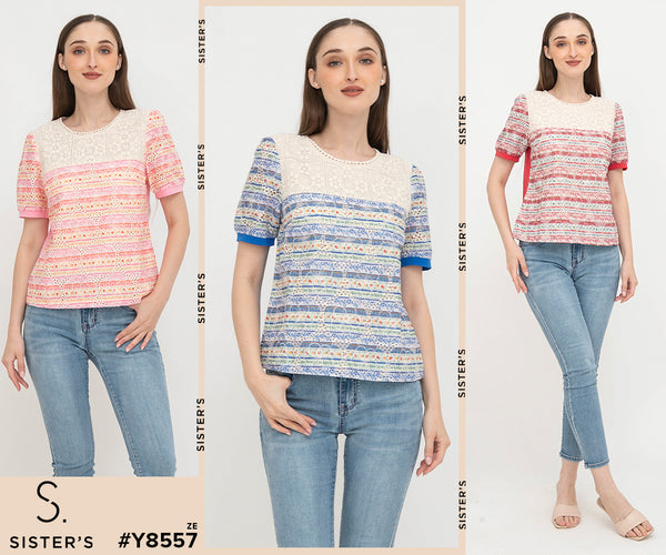 SISTER'S - Cotton with Cotton Combed Top (Katun Kombi Kaos) Y8557 ZE