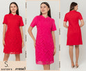 SISTER'S- Brocade With Cotton Combed Dress (Brukat Kombi Kaos) Y8567 ZE