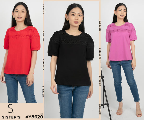 SISTER'S - Cotton Combed Top (Kaos) Y8620 ZE