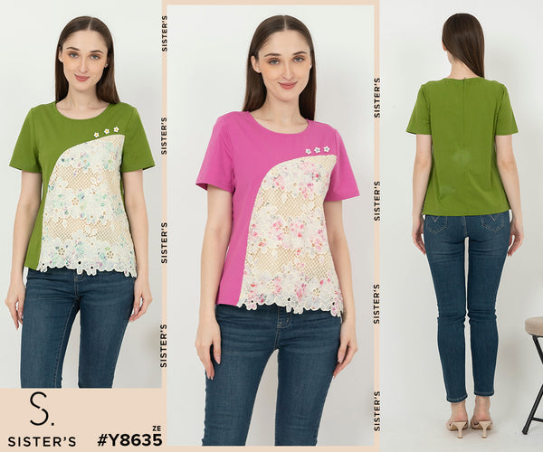 SISTER'S - Cotton Combed Top (Kaos) Y8635 ZE