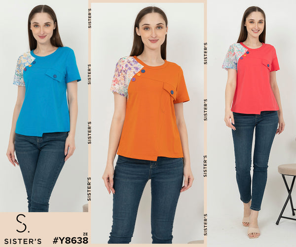 SISTER'S - Cotton Combed Top (Kaos) Y8638 ZE