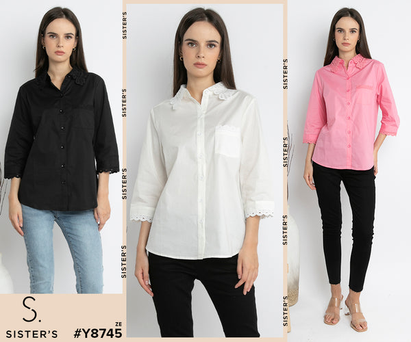 SISTER'S - Cotton Shirt (Katun) Y8745 ZE