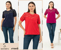 SISTER'S -  Brocode Combed Top ( Brukat Kombi Kaos) Y9418 (ZEZ)