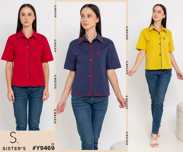 SISTER'S - Cotton Shirt (Katun) Y9469 ZE