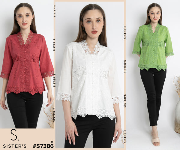 SISTER'S - Cotton Shirt (Katun) S7386 JS
