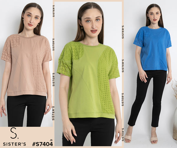 SISTER'S - Cotton with Cotton Combed Top (Kaos Kombi Katun) S7404 JS