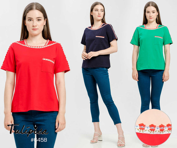 TULIPICA - Cotton Combed Top (Kaos) 6458 CAP