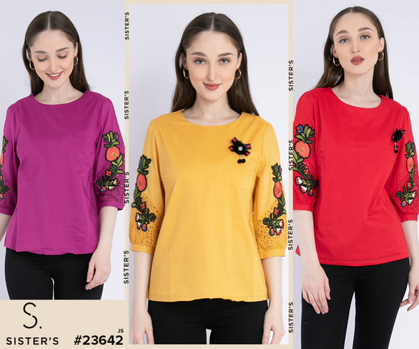 SISTER'S - Cotton Shirt (Katun) 23642 JS