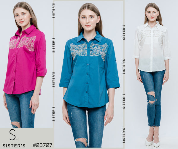 SISTER'S - Cotton Shirt (Katun) 23727 JS