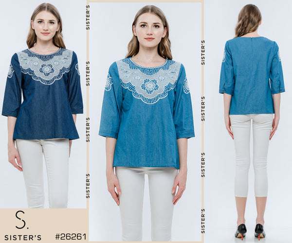 SISTER'S - Denim Top 26261 ZE