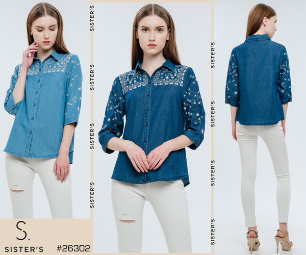 SISTER'S - Denim Top 26302 ZEZ