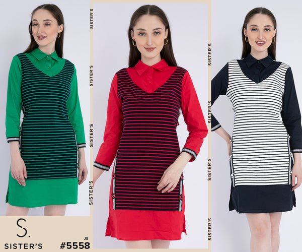 SISTER'S - Cotton with Cotton Combed Top (Katun Kombi Kaos) 5558 JS