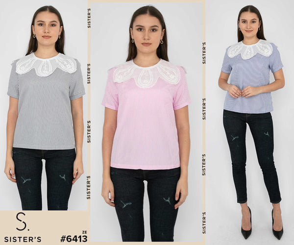 SISTER'S - Cotton Shirt (Katun) 6413 ZE