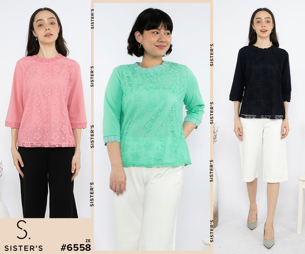 SISTER'S - Cotton Combed Top (Kaos) 6558 ZE