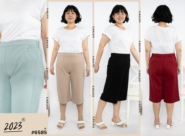 2023 - T-shirt Culottes Pants (Celana Kulot Kaos) 6585 JS