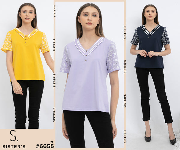 SISTER'S - Cotton Combed Top (Kaos) 6655 ZE