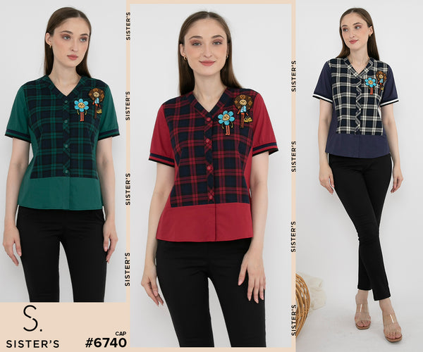 SISTER'S - Cotton Shirt (Katun) 6740 CAP