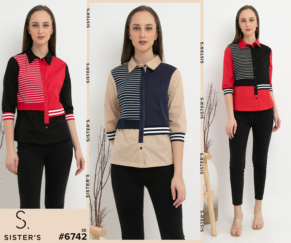 SISTER'S - Cotton Shirt (Katun) 6742 ZE
