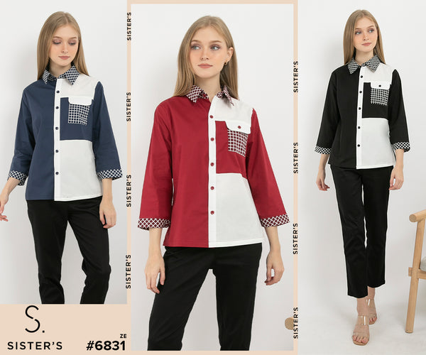 SISTER'S - Cotton Shirt (Katun) 6831 ZE
