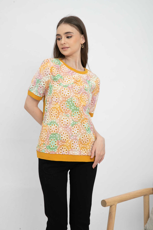 SISTER'S - Cotton with Cotton Combed Top (Kaos Kombi Katun) S7322 JS