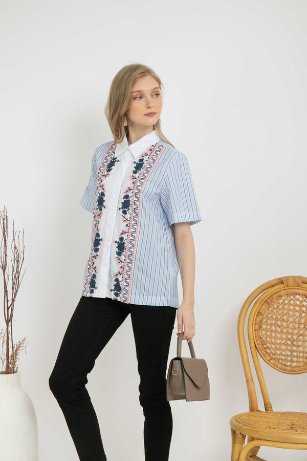 SISTER'S - Cotton Shirt (Katun) S7344 JS