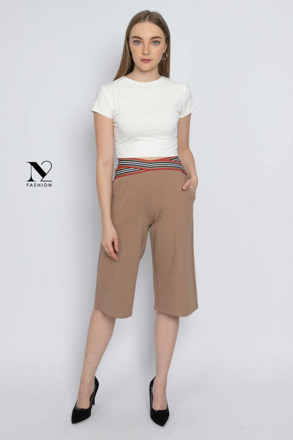 N2 - T-shirt Culottes Pants (Celana Kulot Kaos) 6509