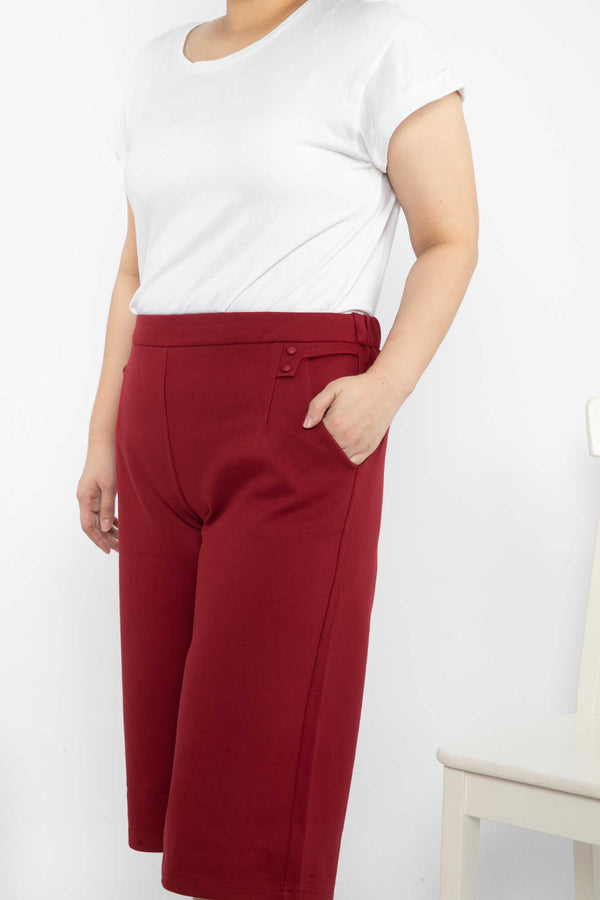 2023 - T-shirt Culottes Pants (Celana Kulot Kaos) 6583 JS